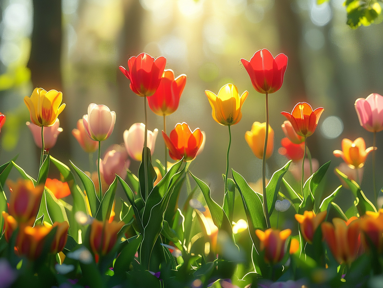 tulipes rouges