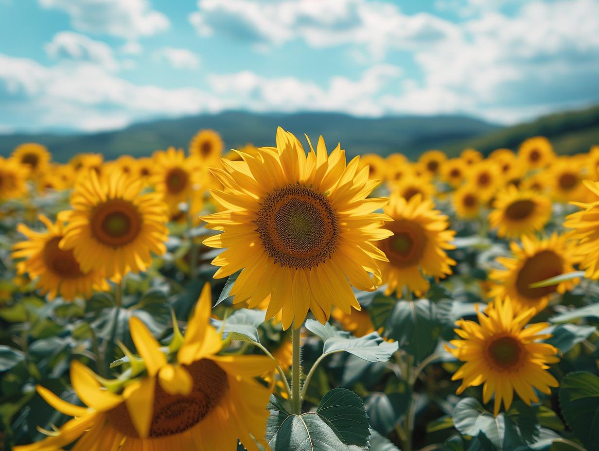 fleurs jaunes